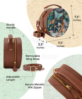 Leather Sling Bag | Night Magic